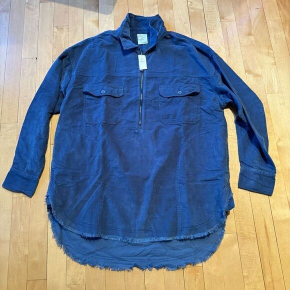 OFFLINE by Aerie quarter zip Corduroy Shacket NWT size S m1 - Picture 3 of 5